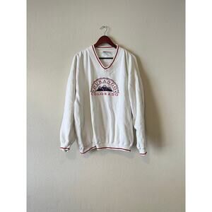 Vintage white Colorado embroidered‎ sweater xlarge
